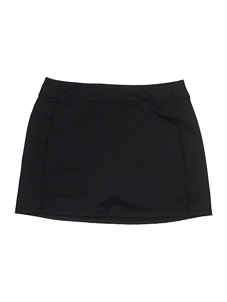 Pre-owned Lands' End Casual Skirt In Black