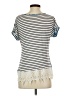 Cha Cha Vente Blue Short Sleeve Top Size S - photo 2