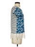 Cha Cha Vente Blue Short Sleeve Top Size S - photo 4