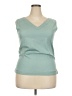 Assorted Brands 100% Cotton Green Sleeveless Top Size 3X - photo 1