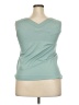 Assorted Brands 100% Cotton Green Sleeveless Top Size 3X - photo 2