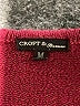 Croft & Barrow Solid Burgundy Pullover Sweater Size M - photo 7