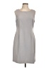 Chadwicks Solid Gray Casual Dress Size 10 (petite) - photo 1