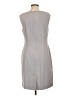 Chadwicks Solid Gray Casual Dress Size 10 (petite) - photo 2
