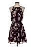 Blue Rain 100% Polyester Floral Purple Casual Dress Size S - photo 2