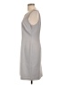 Chadwicks Solid Gray Casual Dress Size 10 (petite) - photo 5