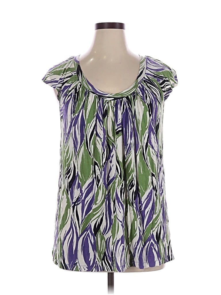 Pre-owned Apt. 9 Tank Top Green Strapless Neckline Tops