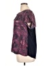 Daniel Rainn Stars Purple Short Sleeve Blouse Size 1X - photo 5