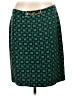 Talbots Houndstooth Green Formal Skirt Size 10 - photo 1