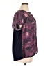 Daniel Rainn Stars Purple Short Sleeve Blouse Size 1X - photo 4