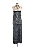 Fabletics 100% Polyester Animal Print Silver Jumpsuit Size XL - photo 2