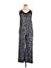 Fabletics 100% Polyester Animal Print Silver Jumpsuit Size XL - photo 1