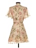 Selfie Leslie 100% Polyester Floral Tan Cocktail Dress Size S - photo 2