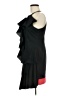Minuet Black Cocktail Dress Size M - photo 5