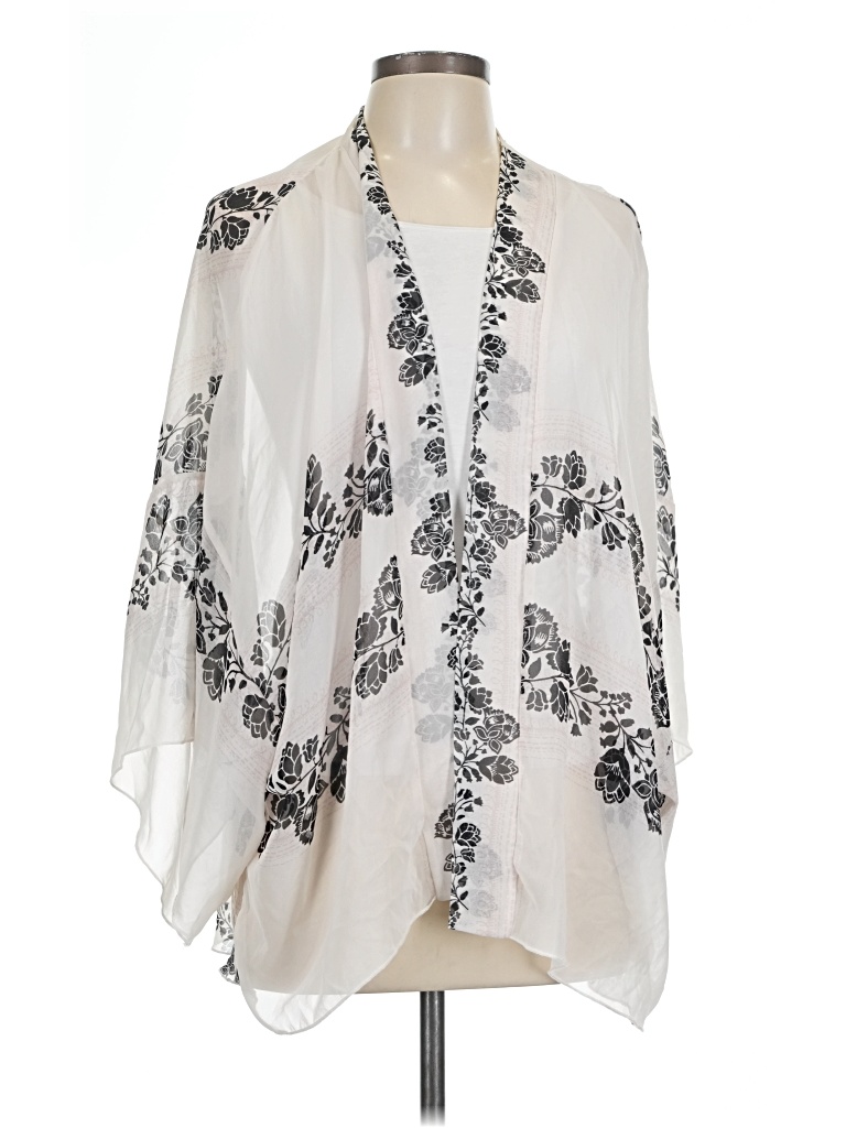 Pre-owned Renee C Kimono In Ivory