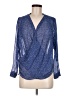 Yumi Kim 100% Polyester Blue Long Sleeve Blouse Size S - photo 1