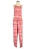 Roxy 100% Viscose Hearts Pink Jumpsuit Size XS - photo 1