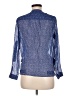 Yumi Kim 100% Polyester Blue Long Sleeve Blouse Size S - photo 2