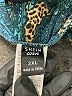 Unbranded 100% Polyester Paisley Teal 3/4 Sleeve Blouse Size 3X - photo 8