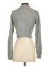 LA Hearts 100% Nylon Metallic Gray Turtleneck Sweater Size XS - photo 2