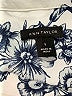 Ann Taylor 100% Polyester Floral Ivory 3/4 Sleeve Blouse Size S - photo 7
