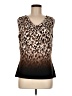 Calvin Klein Brown Sleeveless Top Size M - photo 1
