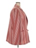 Torrid 100% Polyester Stripes Red Blazer Size 4X Plus (4) - photo 4