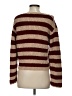 J.Crew Stripes Burgundy Pullover Sweater Size S - photo 2