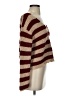 J.Crew Stripes Burgundy Pullover Sweater Size S - photo 4