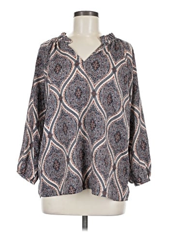 Ann Taylor LOFT Outlet 3/4 Sleeve Blouse (view 1)