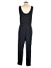 H&M 100% Polyester Solid Black Jumpsuit Size XS - photo 2