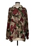 Unbranded Floral Brown Long Sleeve Blouse Size 3 - photo 1