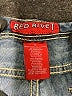 Red Rivet Blue Denim Shorts Size 5 - photo 3