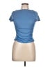Shein Blue Short Sleeve Top Size L - photo 1