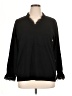 Sioni 100% Rayon Solid Black Pullover Sweater Size 1X - photo 1