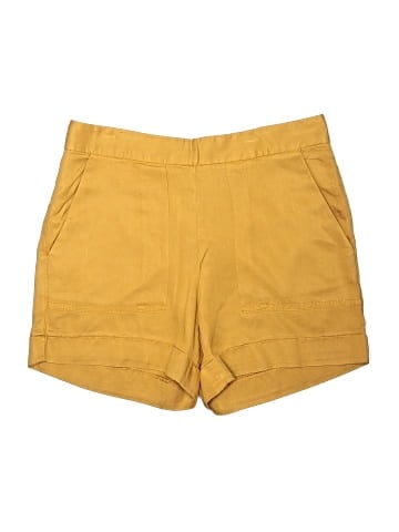 Zara Basic Khaki Shorts (view 1)