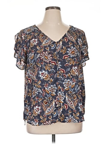 PREMISE Short Sleeve Blouse (view 1)