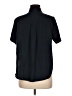 Theory 100% Cotton Black Short Sleeve Button-Down Shirt Size M - photo 2