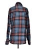 RSQ 100% Cotton Plaid Blue Long Sleeve Button-Down Shirt Size S - photo 2