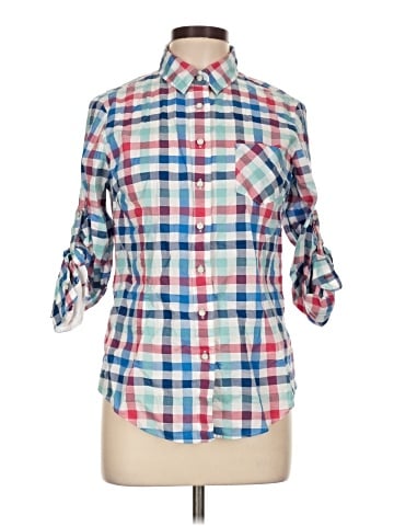 Brooks Brothers Red Fleece 3/4 Sleeve Button-Down Shirt (view 1)