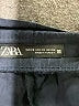 Zara 100% Baumwolle Solid Black Shorts Size XS - photo 3
