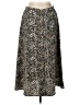 Crescent 100% Polyester Animal Print Black Casual Skirt Size L - photo 1