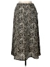 Crescent 100% Polyester Animal Print Black Casual Skirt Size L - photo 2