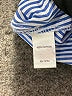 Cupio 100% Cotton Blue 3/4 Sleeve Blouse Size L - photo 7