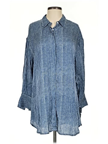 Sundays 3/4 Sleeve Button-Down Shirt (view 1)