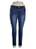 Democracy Solid Blue Jeggings Size 14 - photo 1