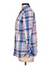 Talbots 100% Cotton Plaid Blue Long Sleeve Button-Down Shirt Size L - photo 5