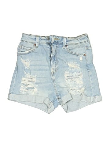 Wax Jean Denim Shorts (view 1)