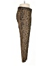 Sister Jane 100% Polyester Animal Print Gold Casual Pants Size M - photo 4