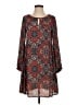 Paper Crown 100% Polyester Paisley Red Casual Dress Size XS - photo 1